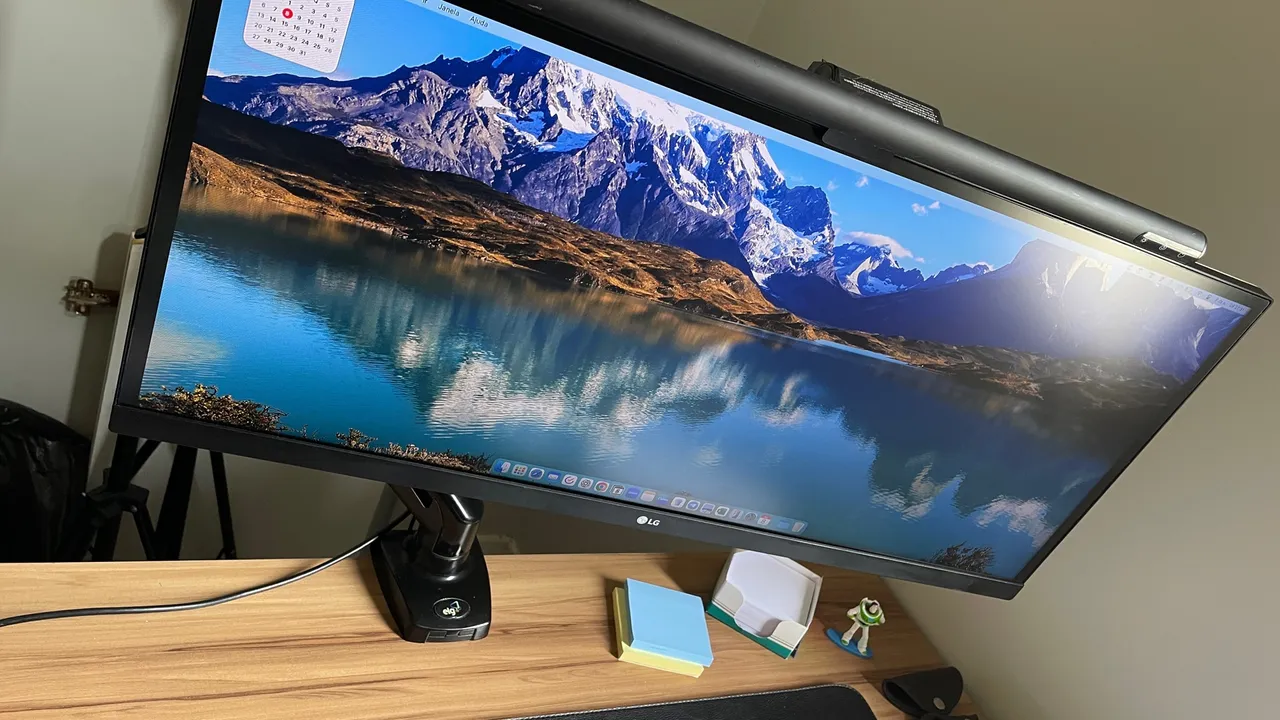 Monitor LG 29 Ultrawide e Suporte Articulado