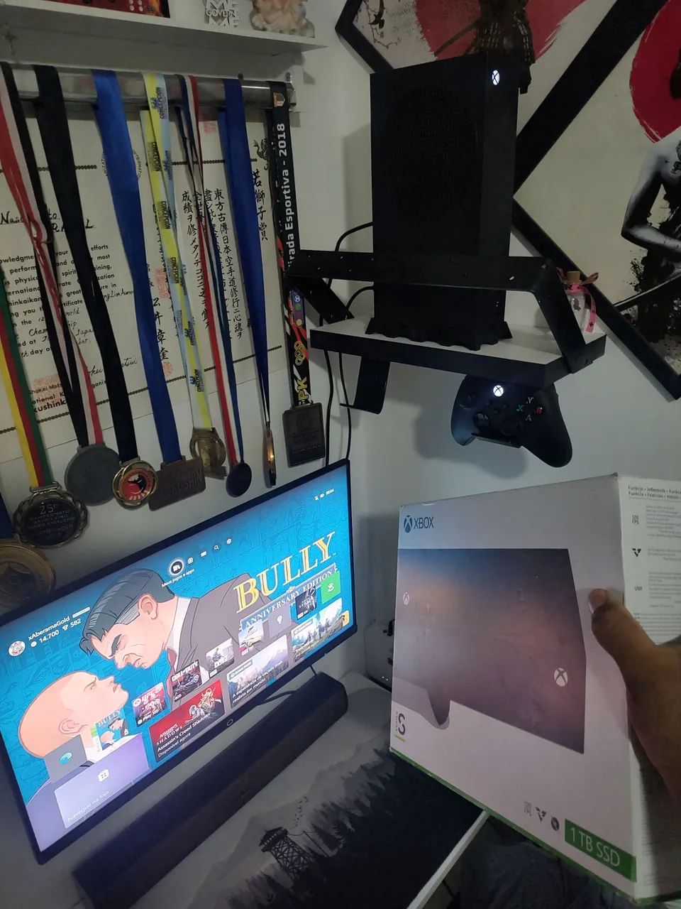 Xbox Series S Carbon Black 1TB - Novo na caixa na Garantia!