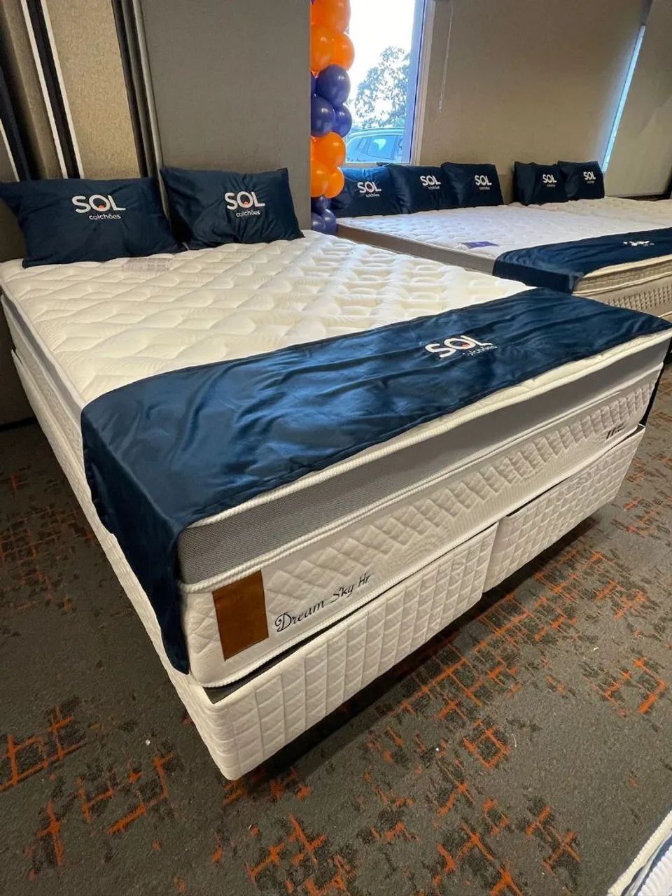 Cama casal com colchão dream da solar