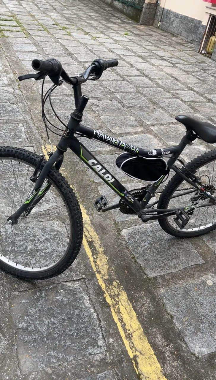 Bicicleta Caloi Twister Aro 26, Freio V-Brake, Headtube Oversize, 21 Marchas Preta - Foto 3
