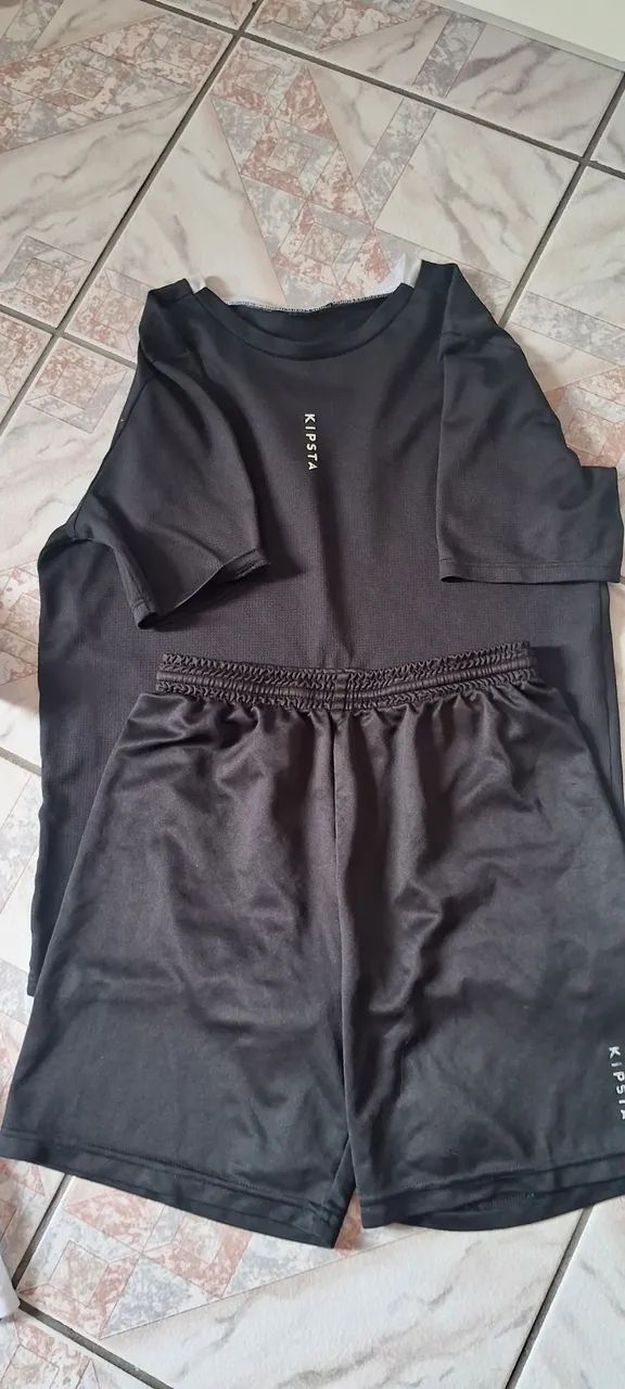 Shorts Esportivo 1Branco e 1Preto - Foto 5