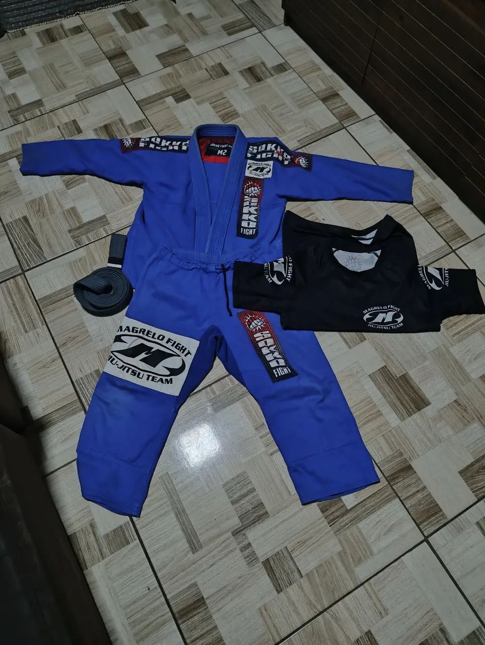Kimono de Jiu-Jitsu Magrelo Fight infantil  - Foto 4