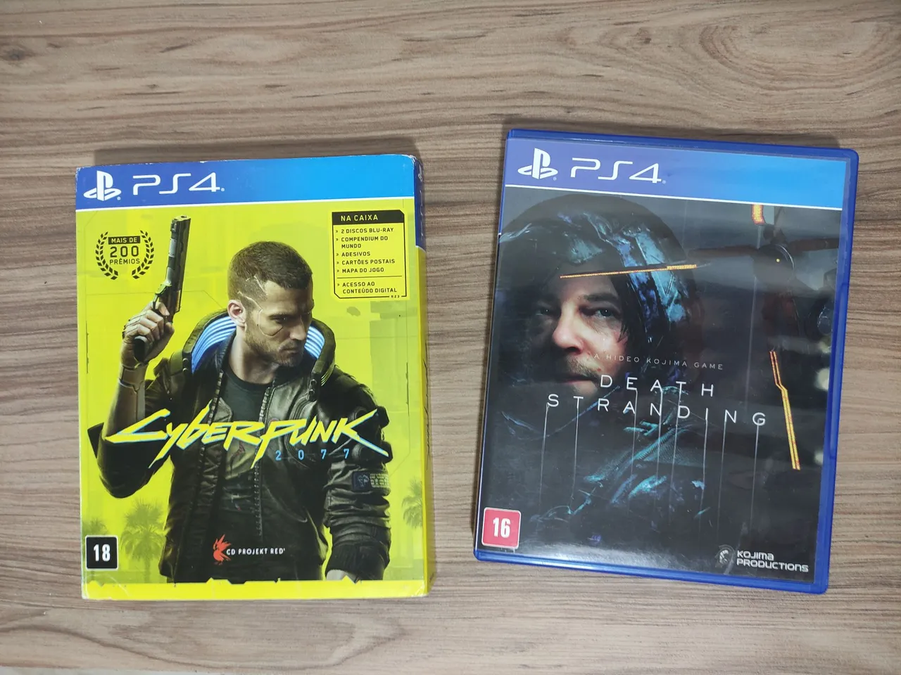 Cyberpunk 2077 e Death Stranding - PS4