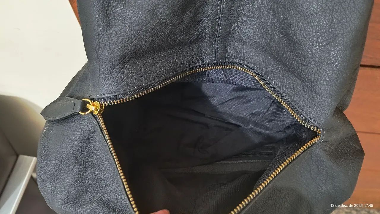 Bolsa couro quadrada  - Foto 3