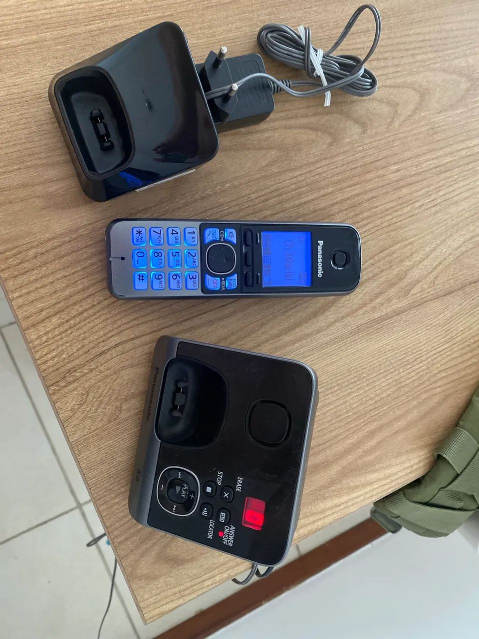 Telefone Sem Fio Panasonic Kx-tg6721lbb Preto, Id, Chamadas, Preto/prateado - Foto 4