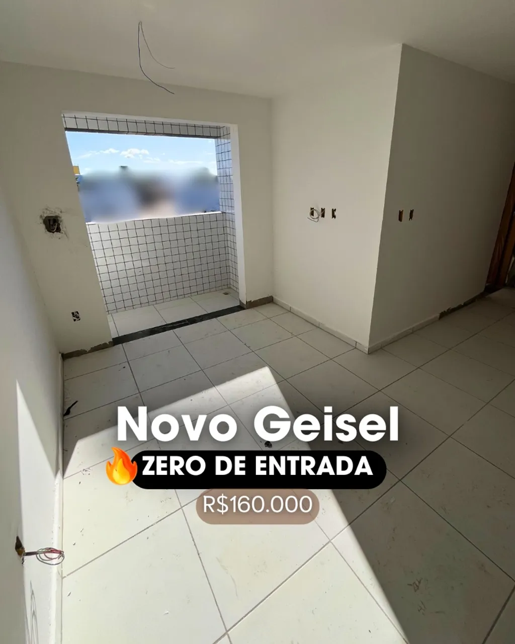 Apartamento com entrada ZERO no Novo Geisel