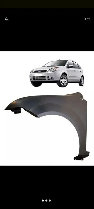 Paralama dianteiro Ford fiesta  - Foto 2