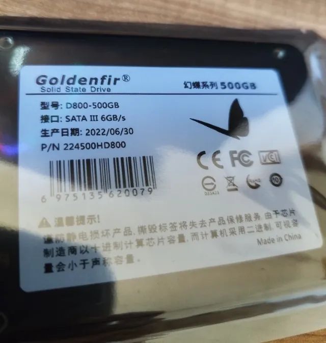 SSD 500GB Goldenfir - Armazenamento Rápido e Seguro para Seu Dispositivo - Foto 4