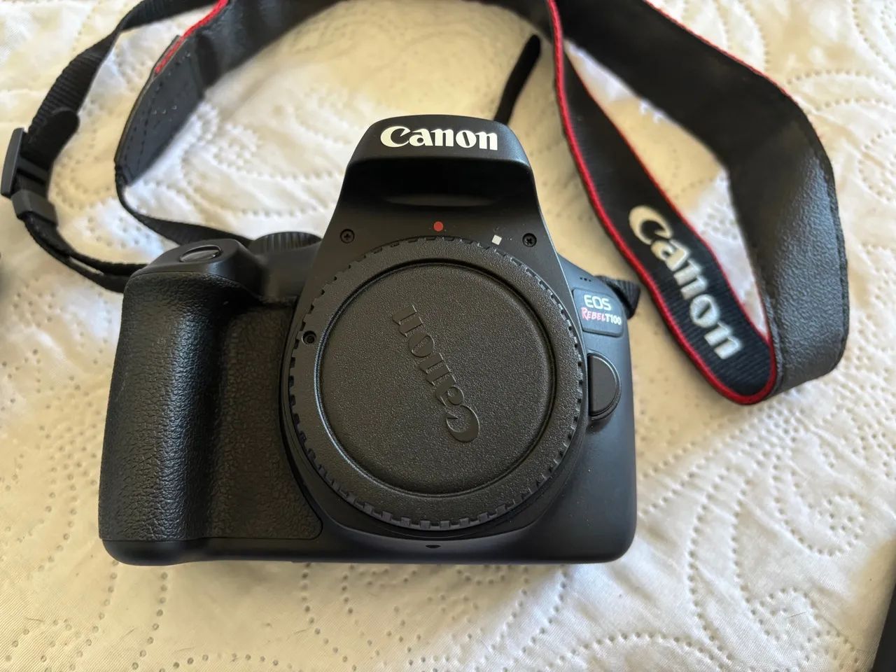Câmera Canon EOS Rebel100 - lente 18-55mm - Foto 6