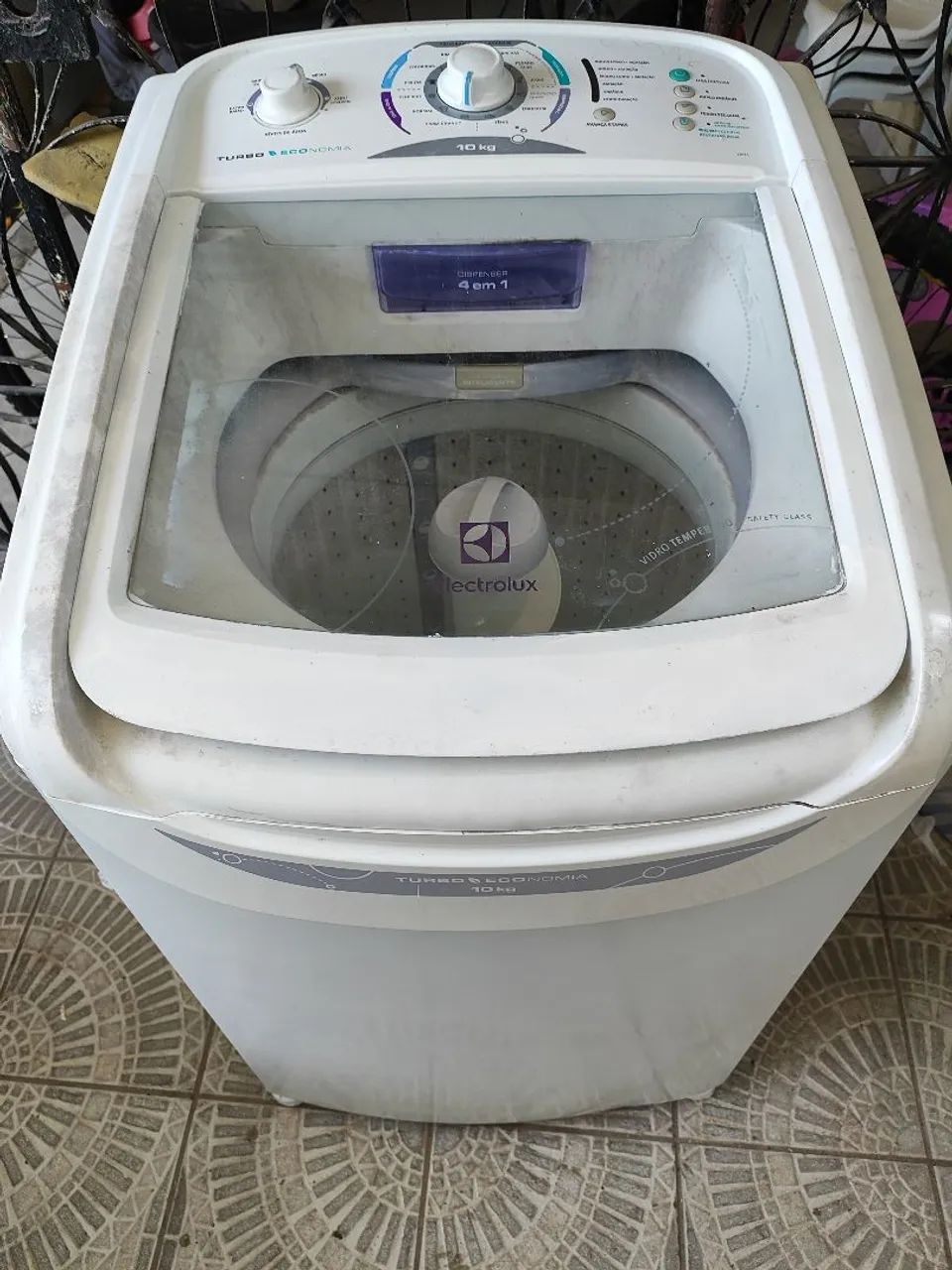 Máquina de Lavar Roupa Electrolux 10kg Turbo Economia