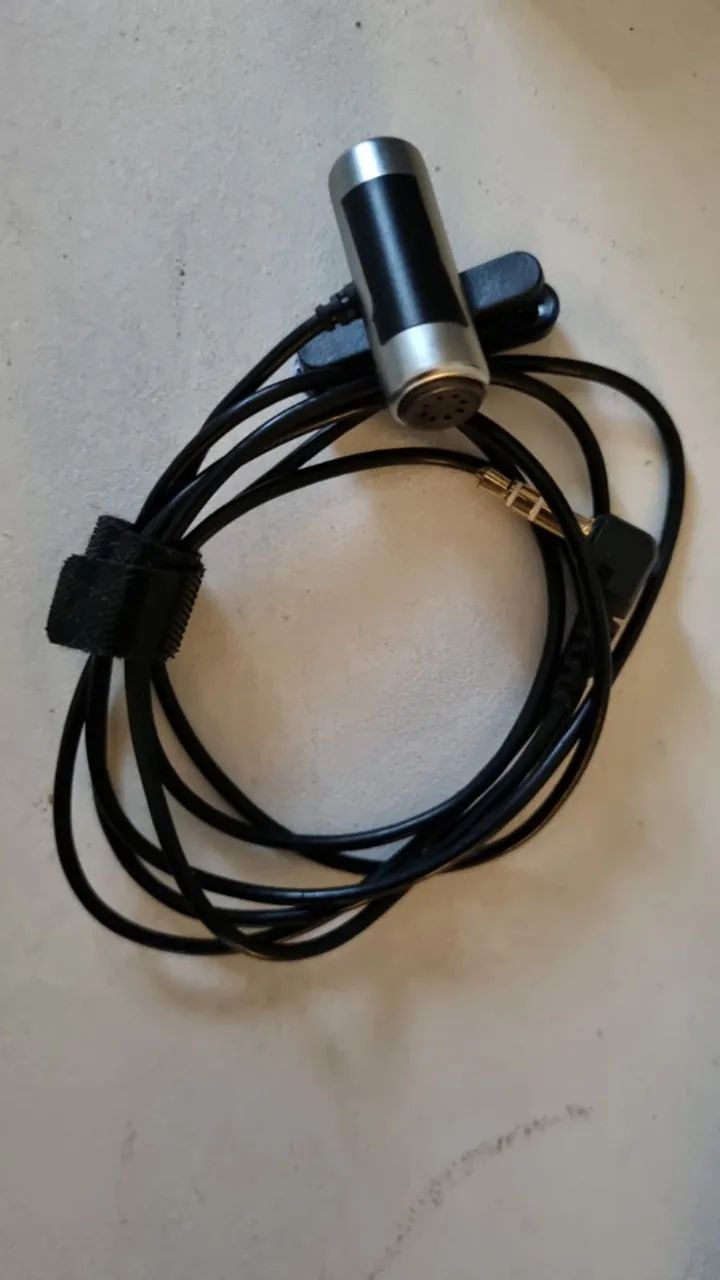 Microfone de Lapela Sony ECM-CS3 - Original, Pouquíssimo Uso!