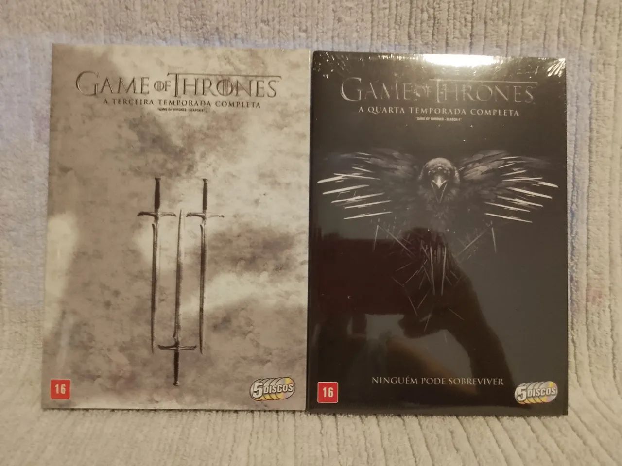 Game of Thrones - Temporadas 3 e 4 Completas (DVDs lacrados e originais)