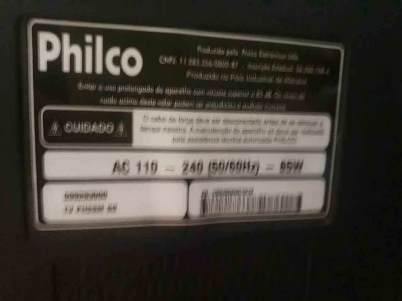 TV Philco 85W