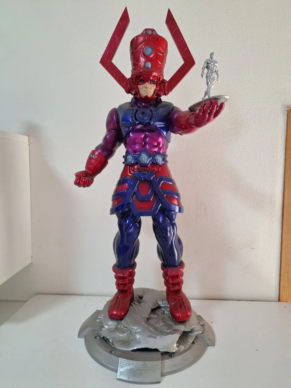 Action Figure Galactus e Surfista Prateado 58cm - Foto 3