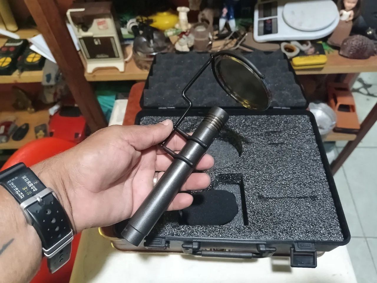 Kit de Microfone Condensador Profissional - Foto 4