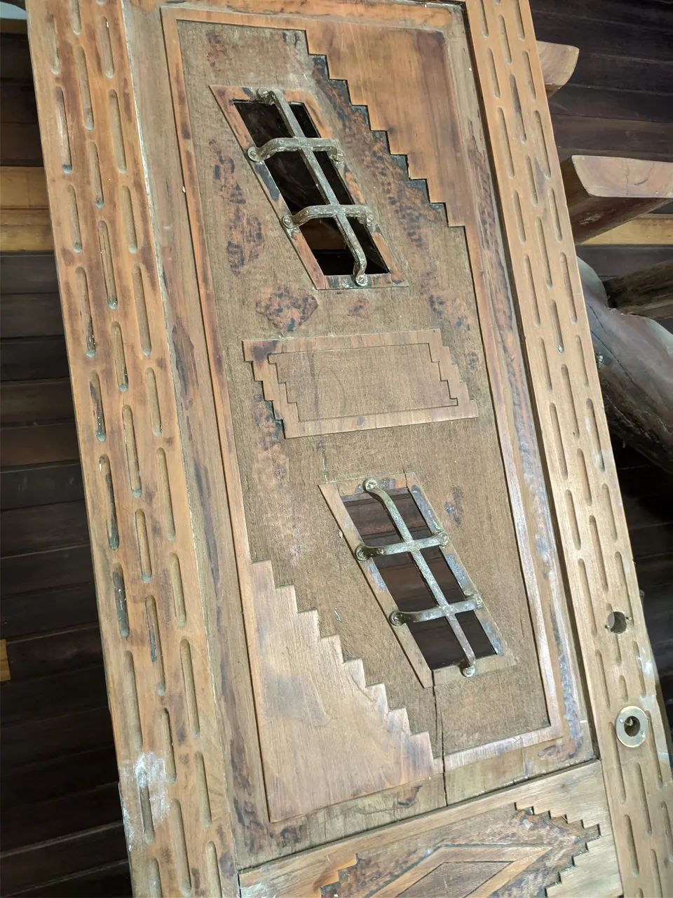 Porta de madeira antiga   - Foto 3