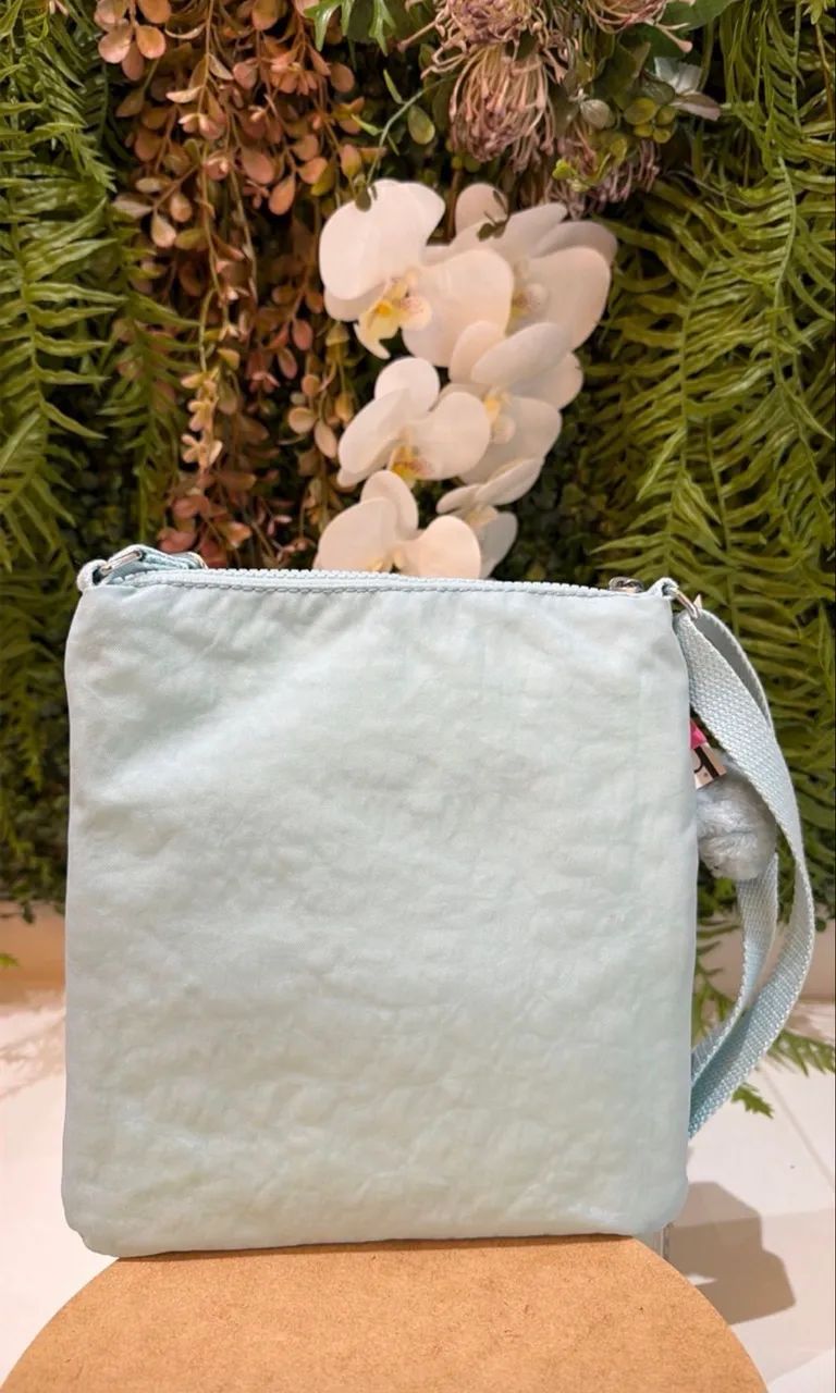 Bolsa keiko kipling original SEM USO azul claro NOVA - Foto 3