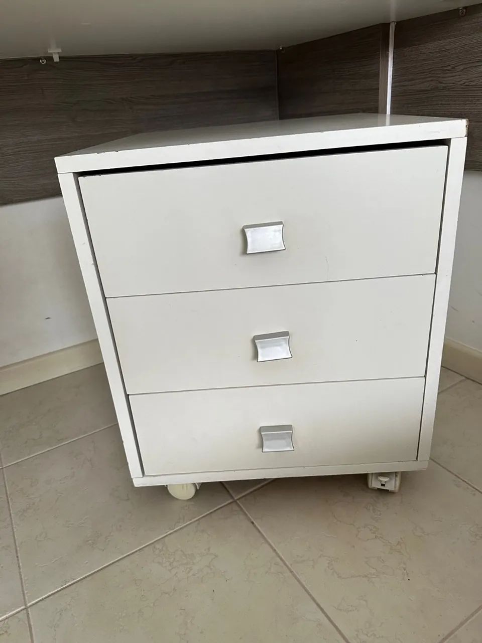 Gaveteiro de 3 gavetas branco