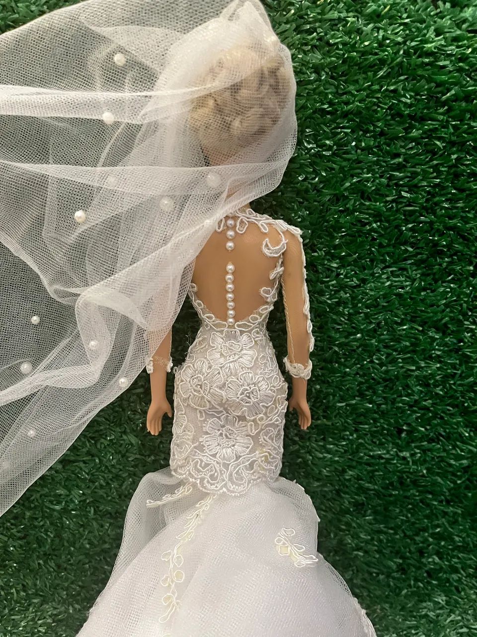 Boneca Barbie Noiva Customizada - Foto 5