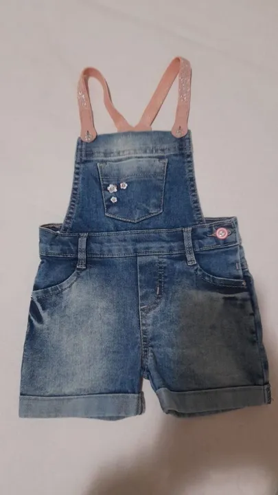 Jardineira Jeans Pekkas Tamanho G