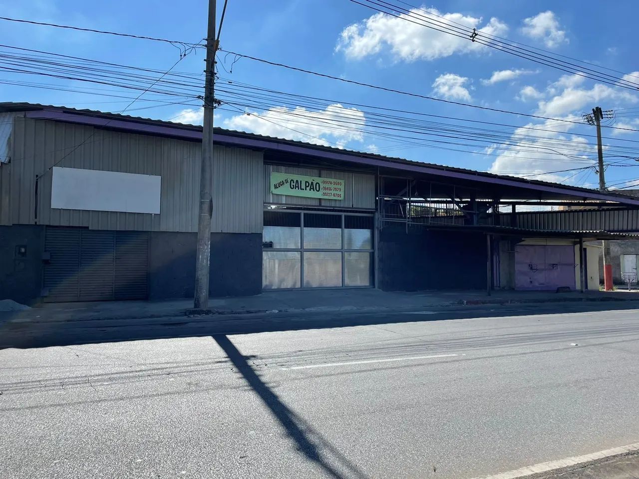 Aluga-se Galpão 