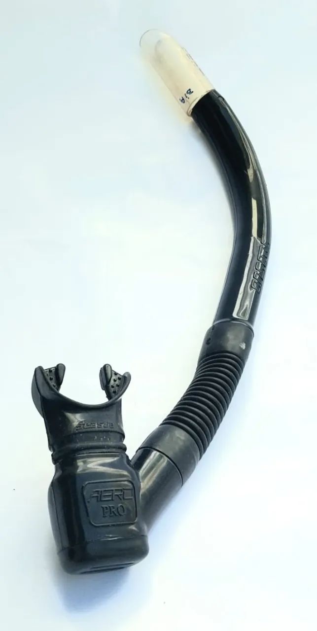 RESPIRADOR DE TUBO SNORKEL  SEA SUB AERO PRÓ - PRETO REF- 993 - Foto 6