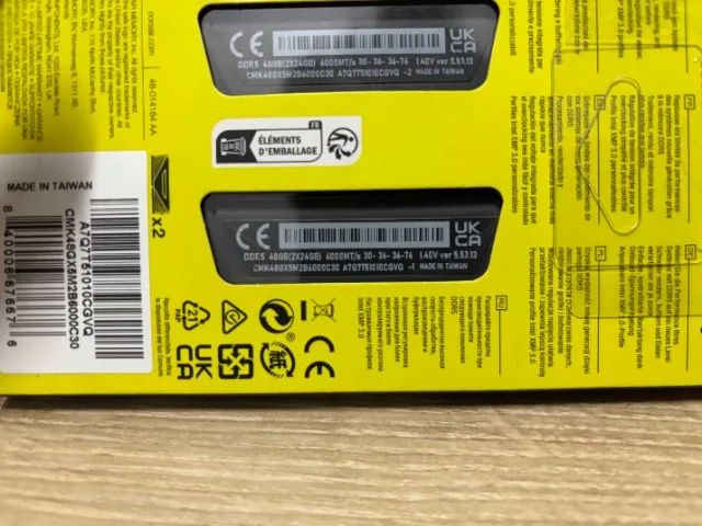 Kit de Memória CORSAIR Vengeance DDR5  48GB (2x24GB) 6000MHz CL30 [NOVO] - Foto 6