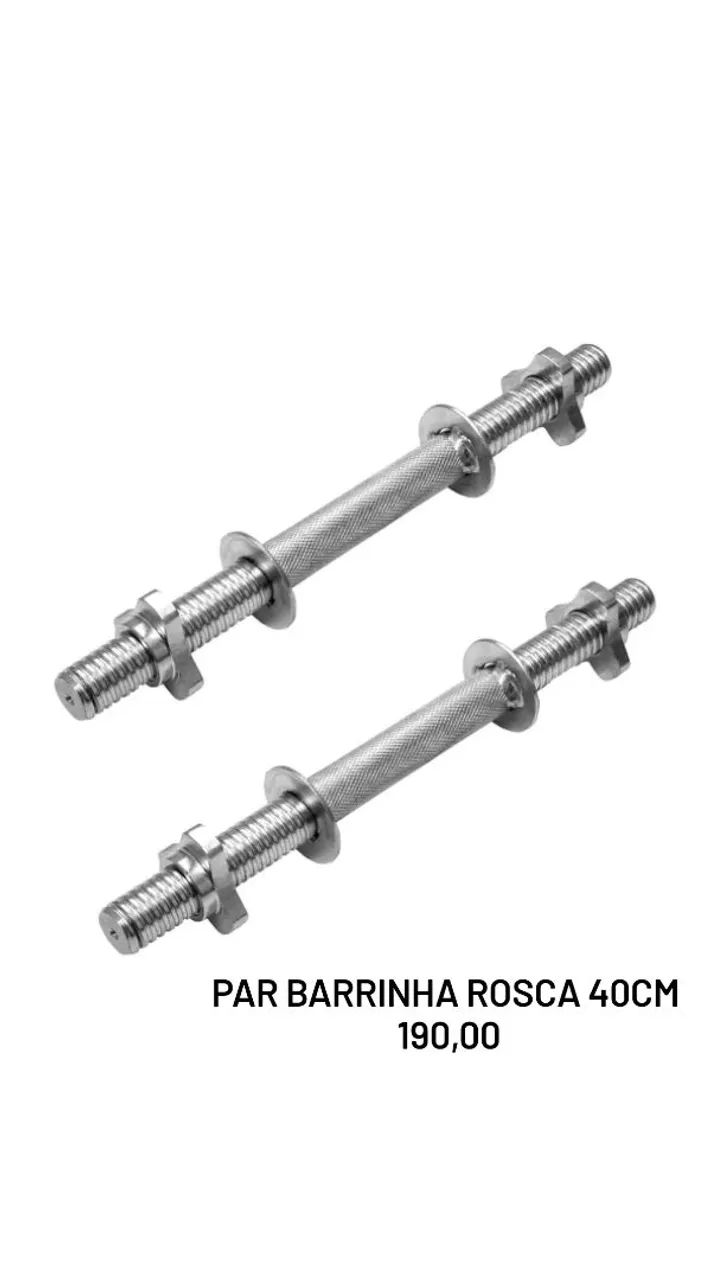 Par Barrinha Rosca 40cm