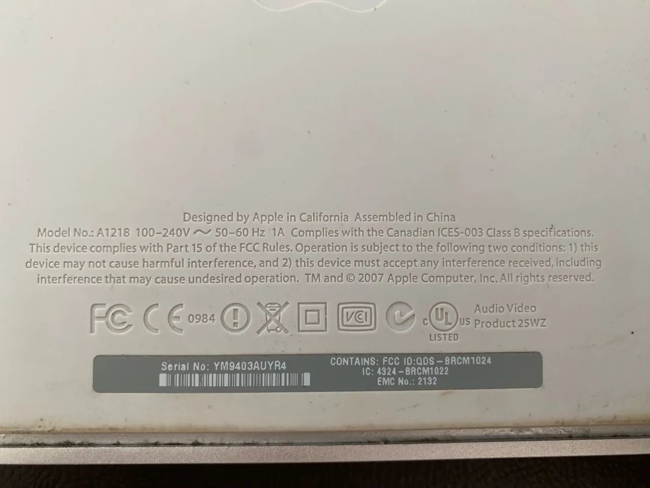 Apple TV 1a Geração com Cabo de Energia - Foto 3