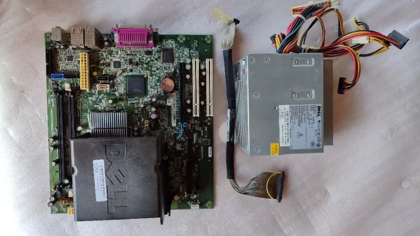 Placa Mãe Dell Optiplex 330 + Processador + Fonte - Pronto pra Usar
