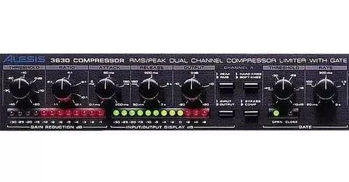 Compressor Alesis 3630 Dual Channel - Foto 2