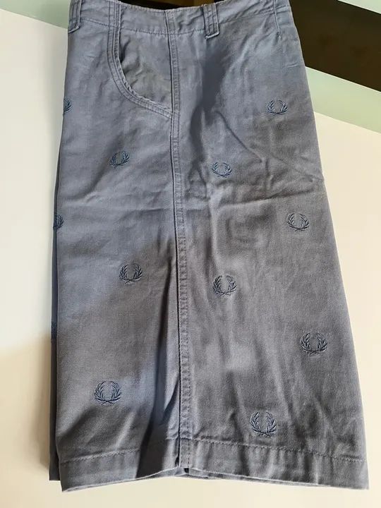 Shorts Fred Perry Azul 44 - Foto 2