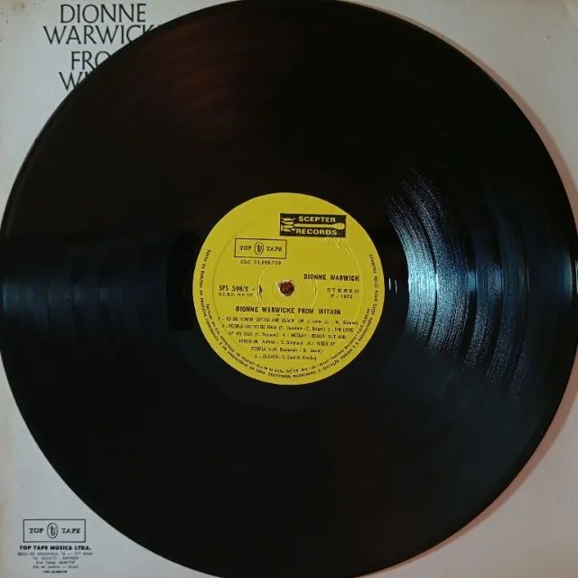 disco de vinil lp dionne warwicke - from within - Foto 3