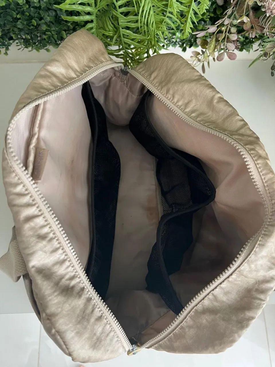 Bolsa maternidade Kipling dourada metálica!  - Foto 5