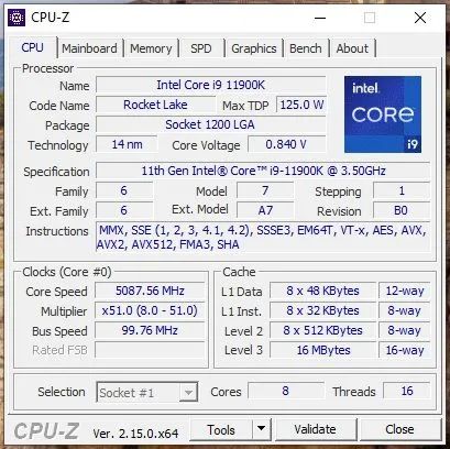 Kit Gamer Intel Core i9 11900K