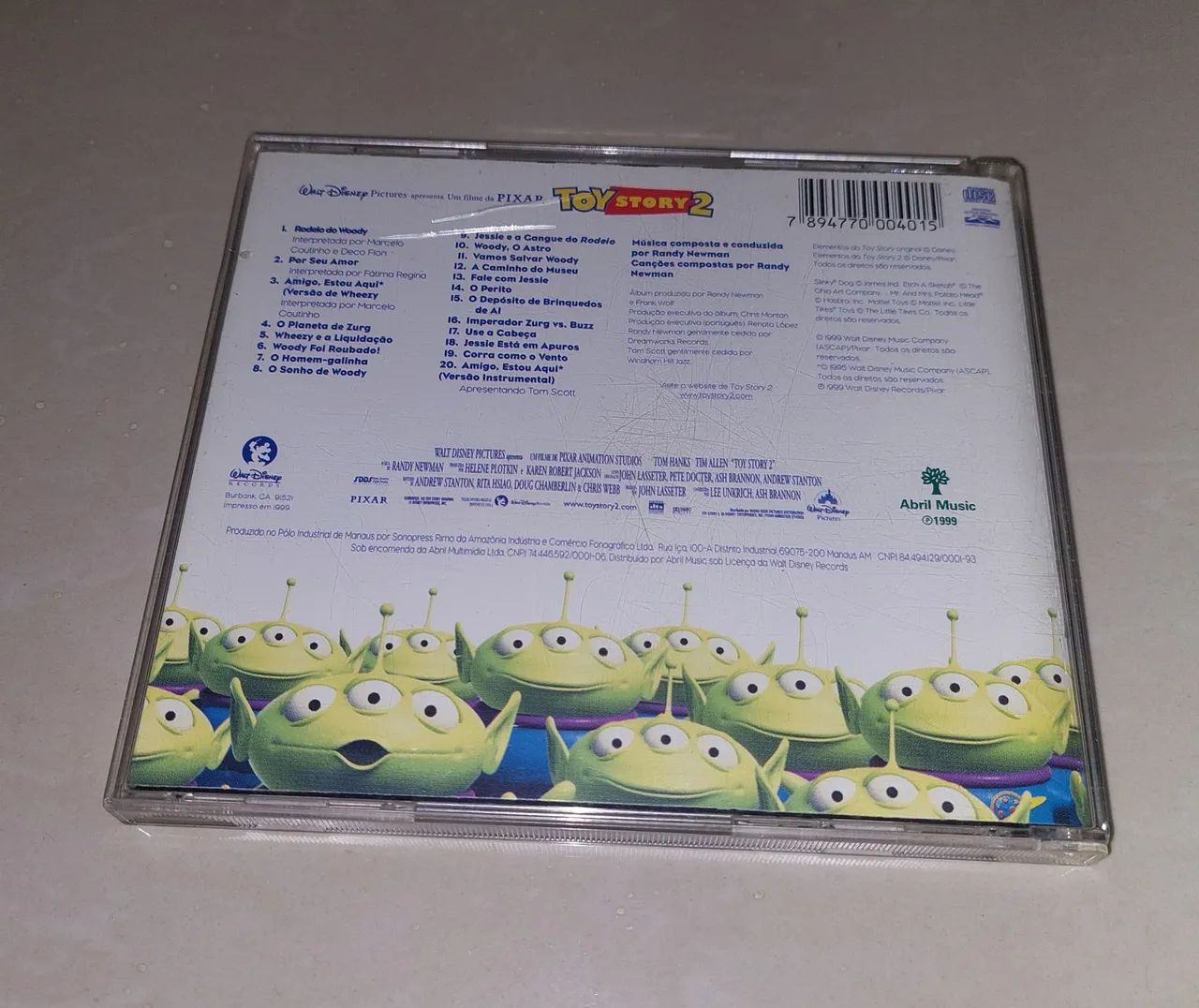 CD Toy Story 2 - Trilha Sonora Original nacional  - Foto 2