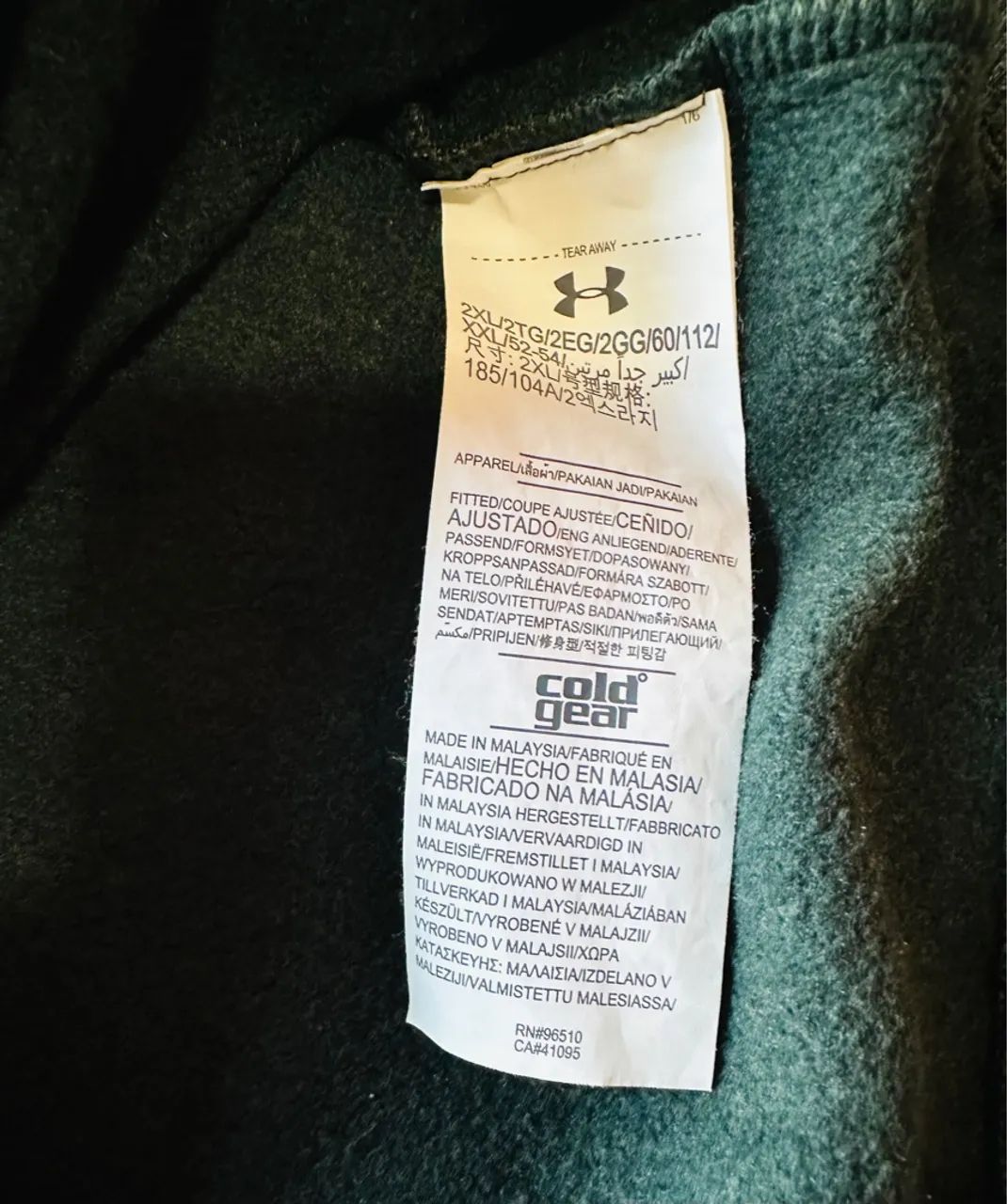 Colete com capuz Under Armour Original. Verde Camuflado Original  - Foto 5