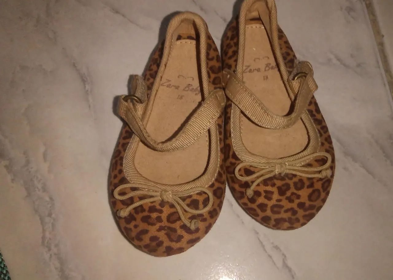 Sapatilhas Zara Baby Onça Bebê 18