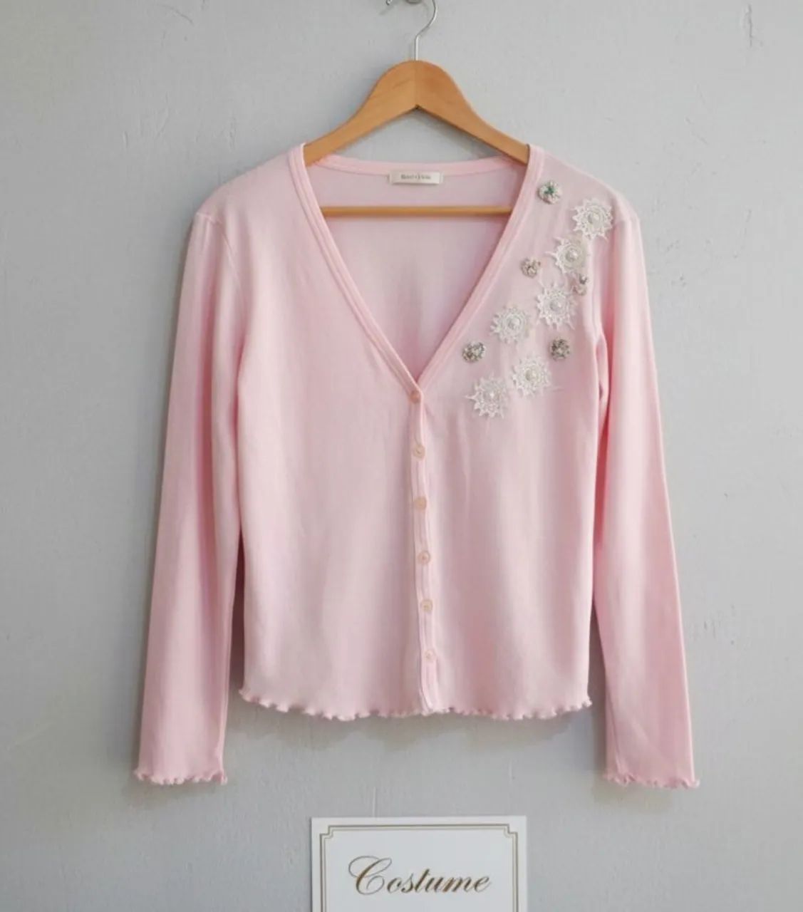 Cardigan Costume bordado  tam m  - Foto 3