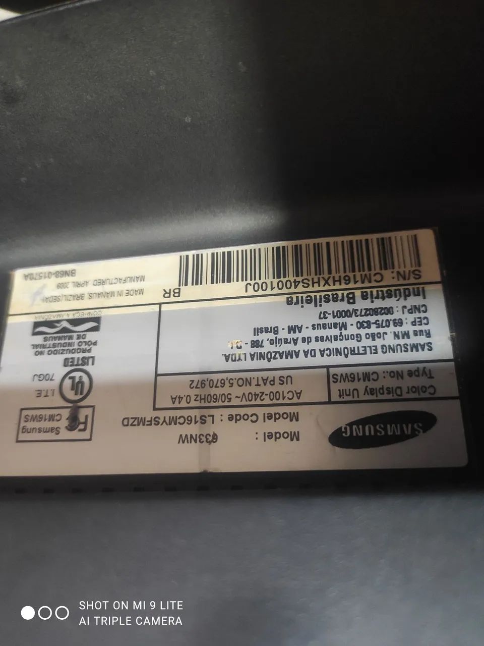 Monitor Samsung 16 polegadas - Foto 2