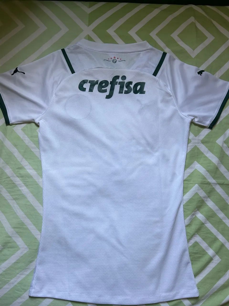 Camisa Palmeiras Puma Feminina - Tamanho P - Foto 3