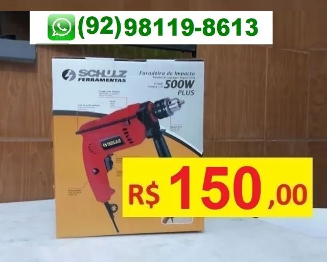Furadeira Schulz "500w Potencia" - Equipamento NOVO
