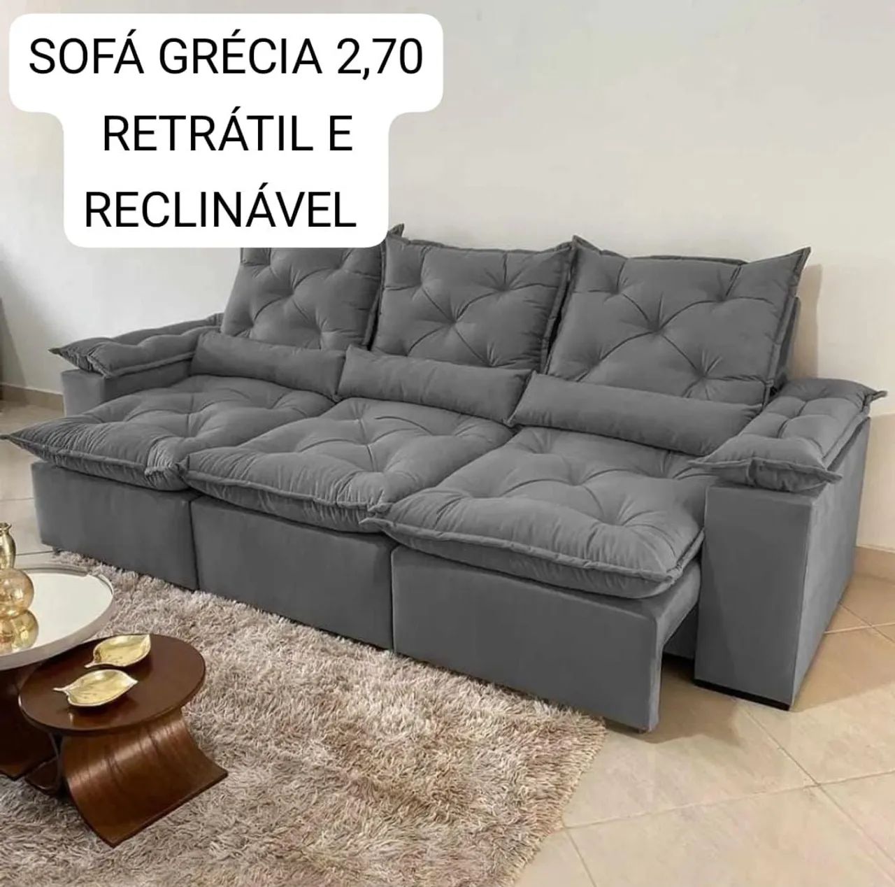 Lindos sofá retrátil em promoção!! - Foto 3