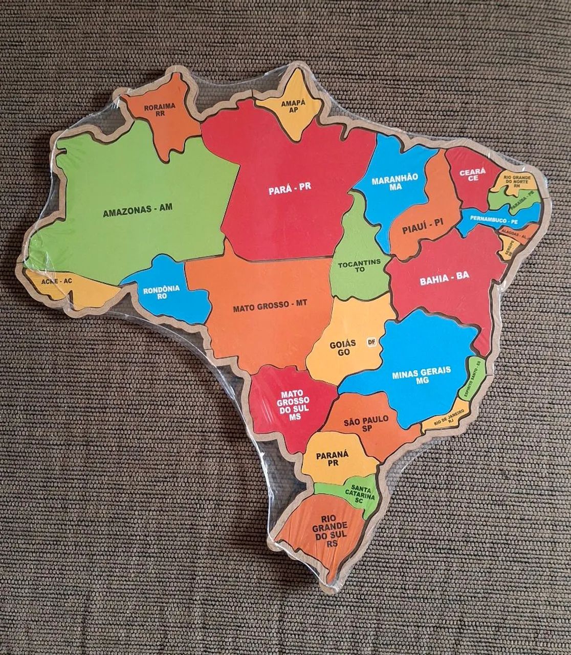 Quebra Cabeça Mapa do Brasil