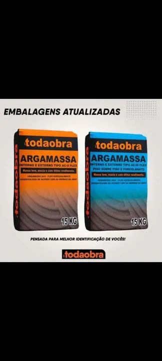 Argamassa para assentamento e revestimento - Todaobra - Foto 2