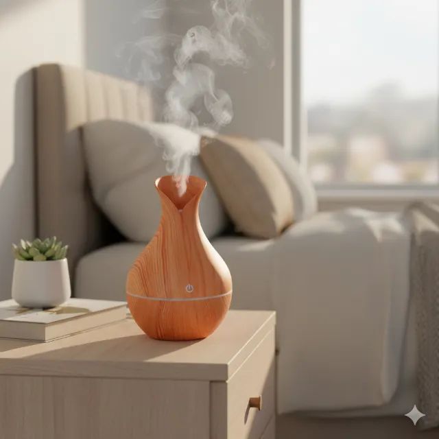 Umidificador de Ar com Iluminação LED 130ml B-MAX - BM061 Novo Loja Coimbra Computadores