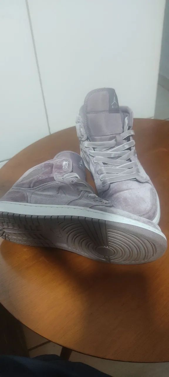 Jordan MID feminino roxo  - Foto 3