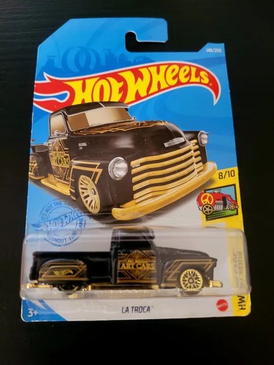 Hot Wheels Lá Troca Combo 3 minis , Sendo 1 Preta , 1 Dourada e 1 PInk - Foto 3