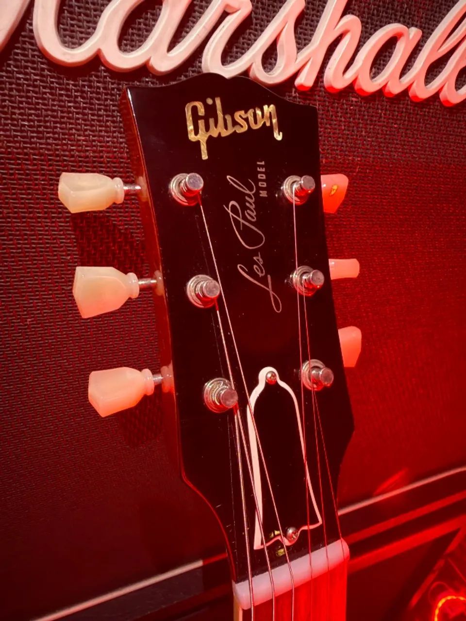 Gibson Les Paul Custom Shop Murphy Lab Ultra Light Aged 59 Washed Cherry - Foto 3