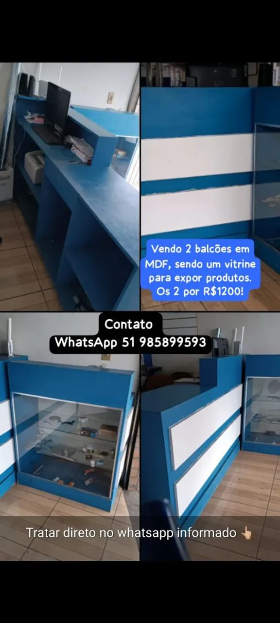 Balcões em MDF